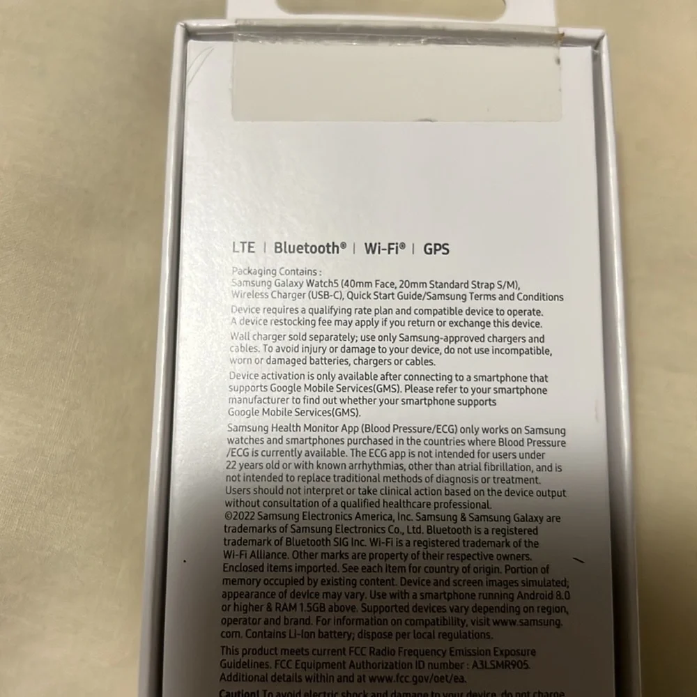 Samsung Galaxy Watch 40 mm black cellular